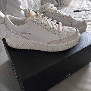 SOREL white runners.  Women size 8.
